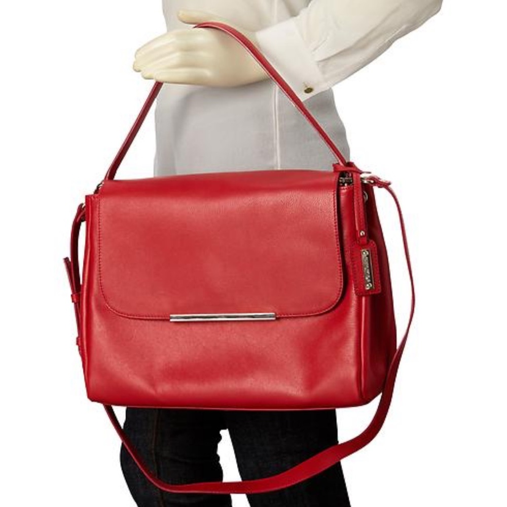 Banana Republic Vibrant Red Crossbody Bag